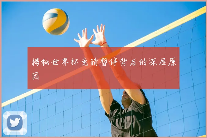 揭秘世界杯竞猜暂停背后的深层原因
