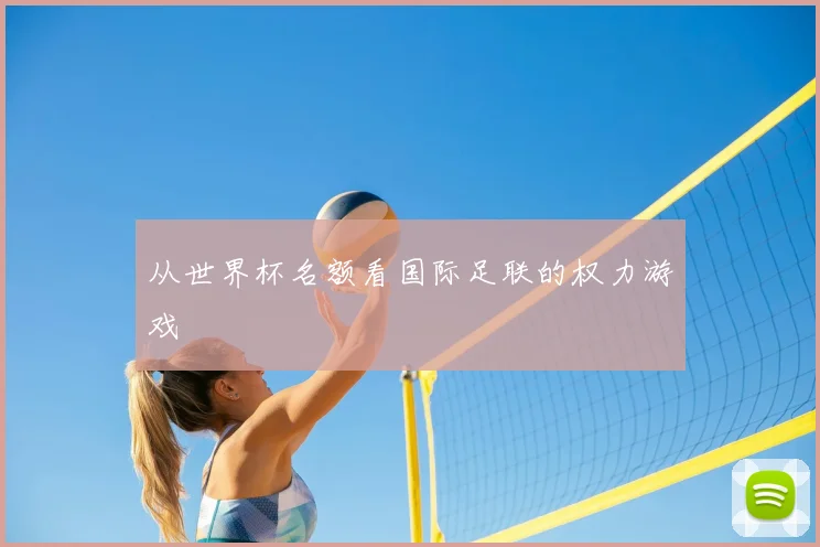 从世界杯名额看国际足联的权力游戏